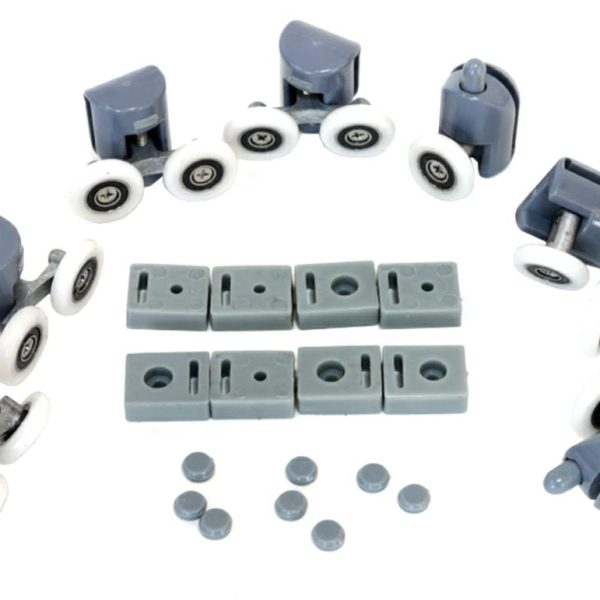 Set 24 piese reconditionare cabina de dus, culoare Gri