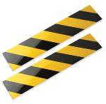 Set 2 placi de protectie coliziune portiera auto pentru garaje sau parcari, 50 x 10 cm - imagine 3