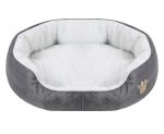 Pat imblanit pentru caine sau pisica Gri, 50x40cm, AG602K - imagine 4