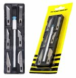 Set 6 buc. cutter + diverse lame de schimb pentru folie autocolant, AVX-AG607A - imagine 2