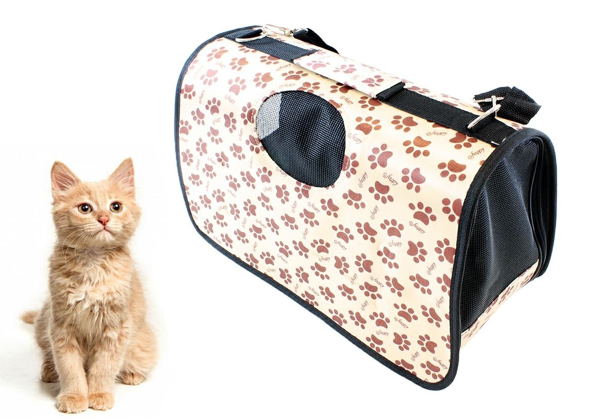 AG644C_ag644c_11.jpg Geanta de Transport pentru Caine sau Pisica - ALB/MARO AG644C - imagine 1