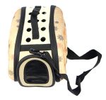 Geanta de transport pentru caine sau pisica culoare Beige AG644T - imagine 5