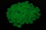 Set 100 pietre decorative fluorescente, culoare Verde, AVX-AG653B - imagine 3