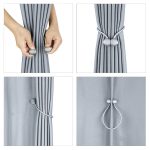 Bratara magnetica de prindere perdele/draperii, model SILVER BALLS - imagine 2