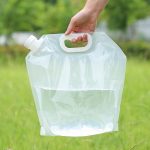 Canistra 10l reutilizabila, pliabila, etansa, transparenta, pentru apa potabila necesara in calatorii, camping, off-road, ATV - imagine 2