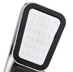 Para de dus eleganta, forma trapezoidala, cromata, pentru furtun de duș standard, filet de 1/2 inchi - imagine 5