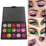 Set machiaj 15 culori stralucitoare cu efect de sclipici pentru ochi/pleoape - imagine 2