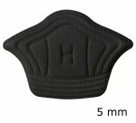 Set 10 buc. (5 seturi) de pernite protectie calcaie pentru incaltaminte, autoadezive, din spuma moale si material textil, culoare NEAGRA - imagine 3