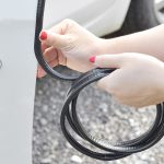 Banda flexibila pentru protectie contur portiere auto, profil "U", lungime 5m, culoare Neagra - imagine 4