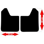 Set 4 Aparatori Noroi SPORT din cauciuc pentru autoturisme, universale, model Blank, dimensiune 30 x 23cm - imagine 3