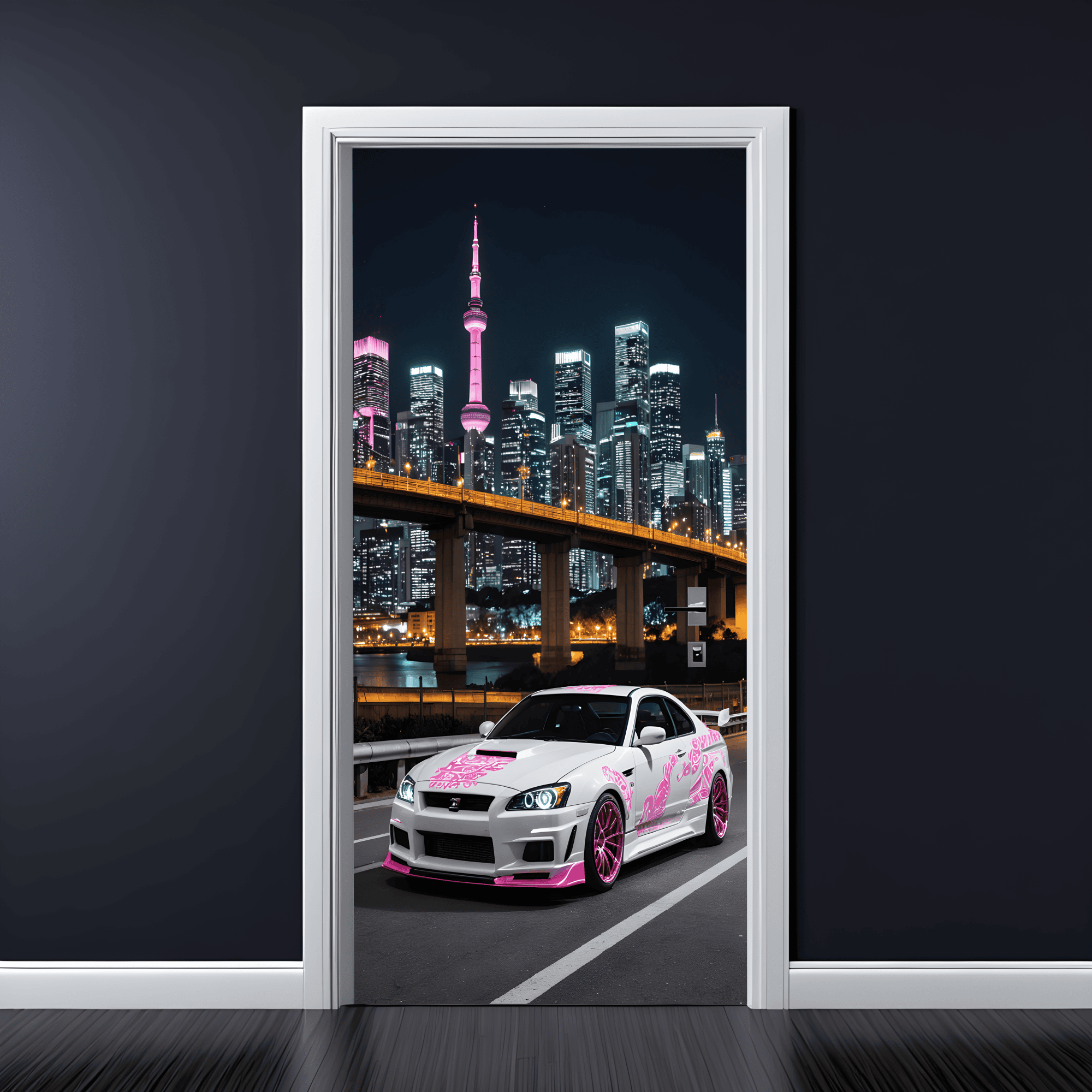 AVX-200X90-06D.png Folie imprimata color pentru decor Usa, dimensiune 200 x 90cm, model: AVX-DR06 - imagine 1