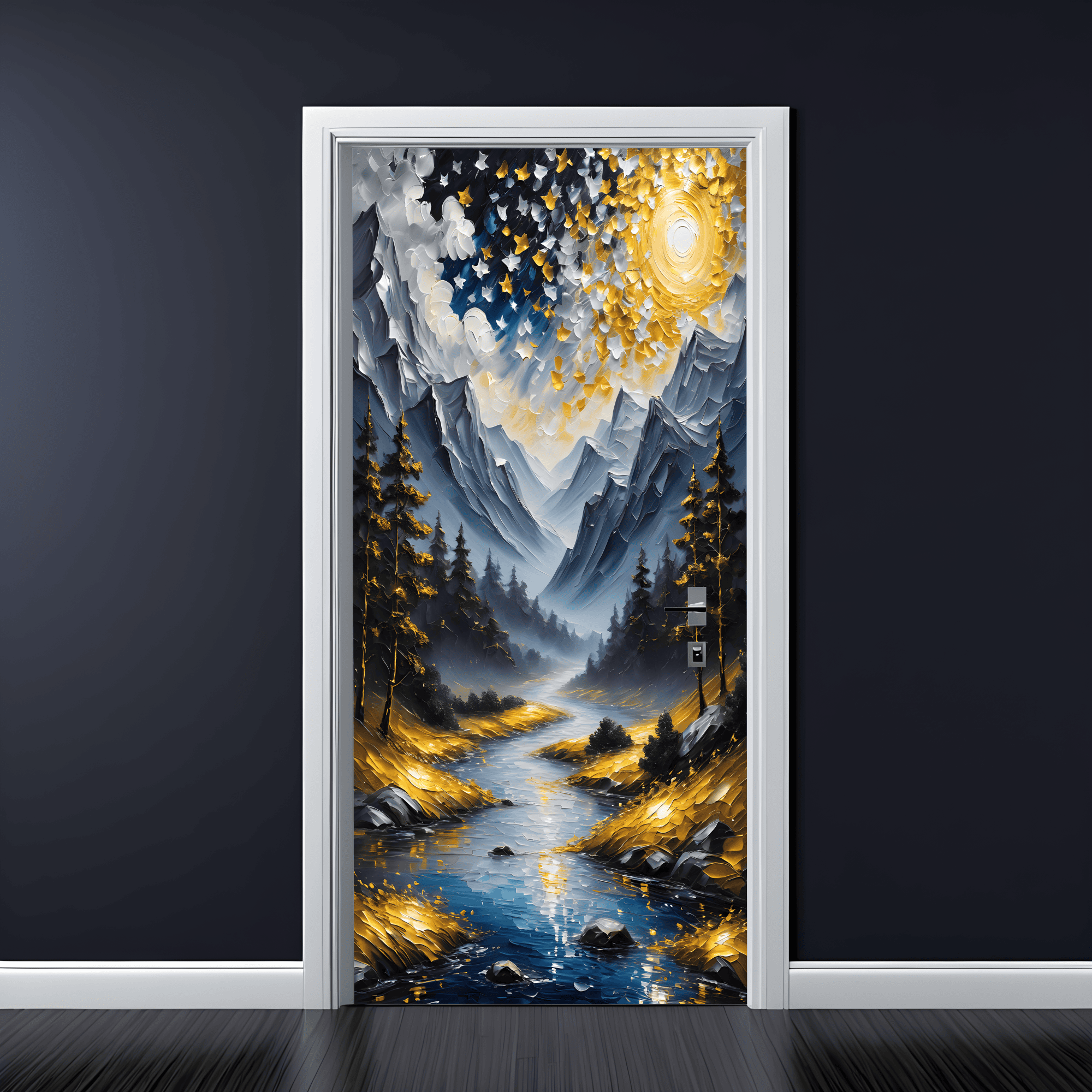 AVX-200X90-18D.png Folie imprimata color pentru decor Usa, dimensiune 200 x 90cm, model: AVX-DR18 - imagine 1