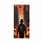 Folie imprimata color pentru decor Usa, dimensiune 200 x 90cm, model: AVX-DR29 - imagine 2