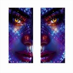 Set 2 stickere decorative pentru stalpii usilor, print autoadeziv de inalta rezolutie, dimensine 2 buc x 50 x 22 cm , cod: AVX-SSU-03 - imagine 2