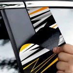 Set 2 stickere decorative pentru stalpii usilor, print autoadeziv de inalta rezolutie, dimensine 2 buc x 50 x 22 cm , cod: AVX-SSU-24 - imagine 3