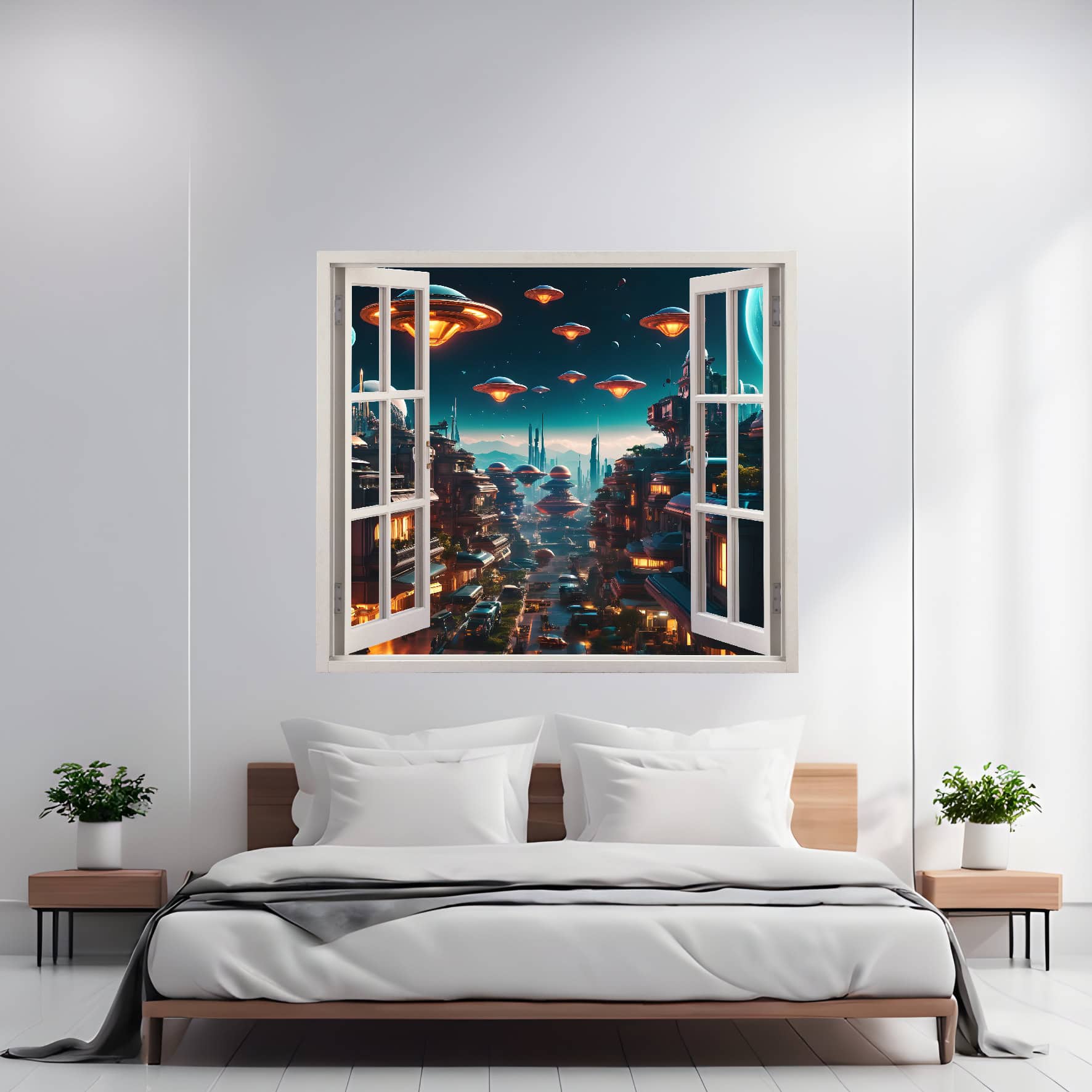 AW-01B.jpg Folie imprimata color pentru decor perete locuinta, dimensiune 125 x 110cm, model: VIEW TO HAVEN 01 - imagine 1