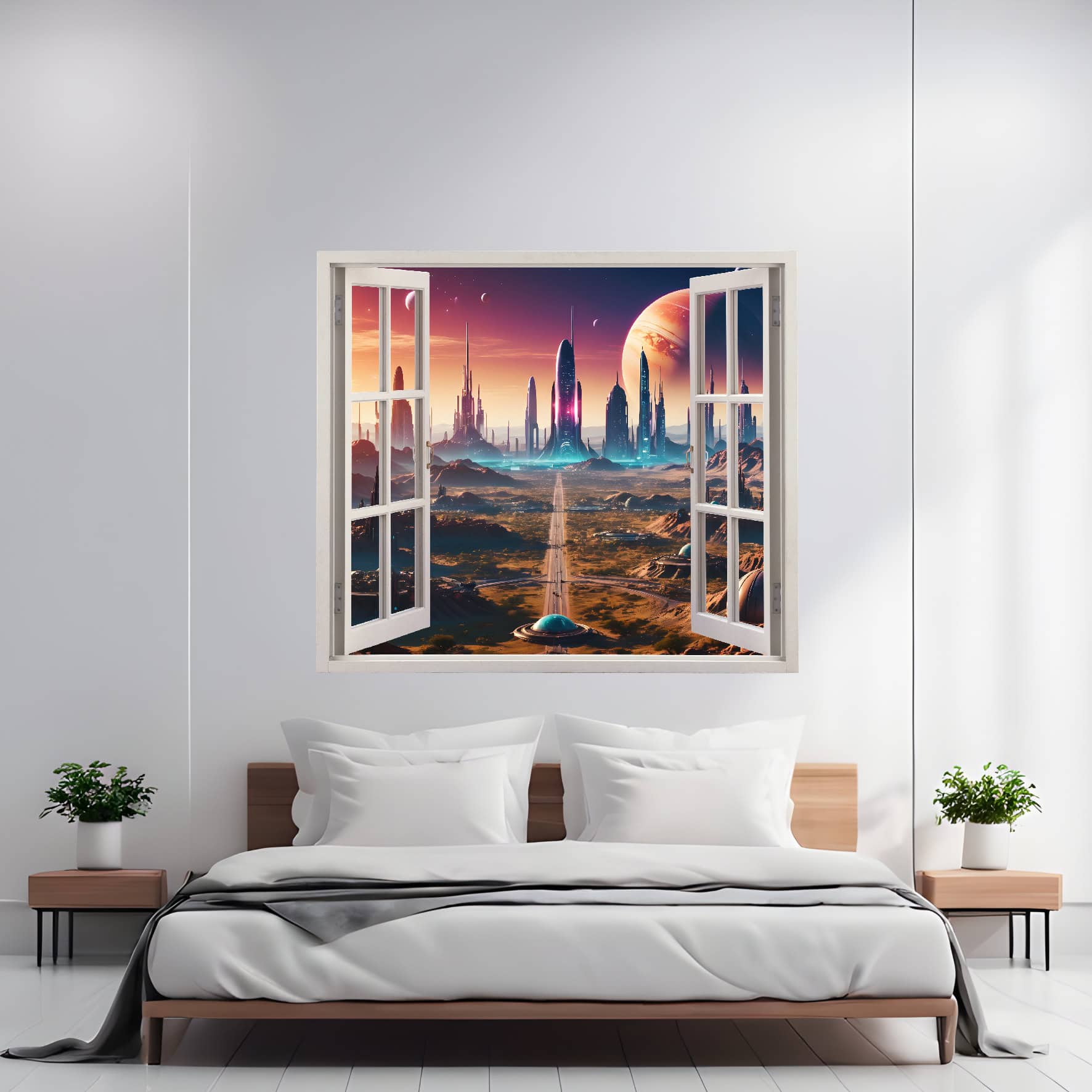 AW-03B.jpg Folie imprimata color pentru decor perete locuinta, dimensiune 125 x 110cm, model: VIEW TO HAVEN 03 - imagine 1