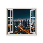 Folie imprimata color pentru decor perete locuinta, dimensiune 125 x 110cm, model: VIEW TO HAVEN 05 - imagine 2