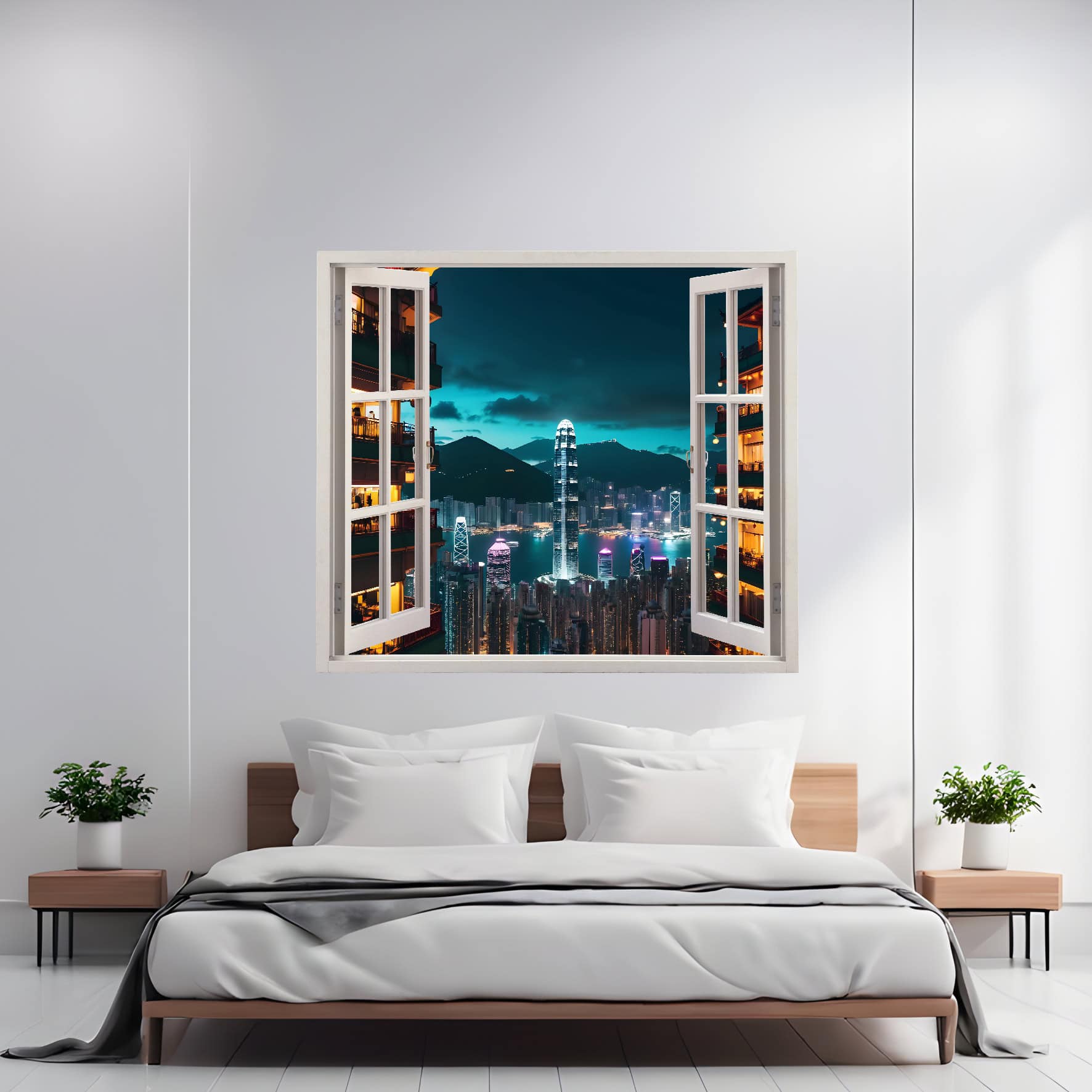 AW-07B.jpg Folie imprimata color pentru decor perete locuinta, dimensiune 125 x 110cm, model: VIEW TO HAVEN 07 - imagine 1