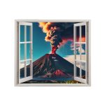 Folie imprimata color pentru decor perete locuinta, dimensiune 125 x 110cm, model: VIEW TO HAVEN 11 - imagine 2