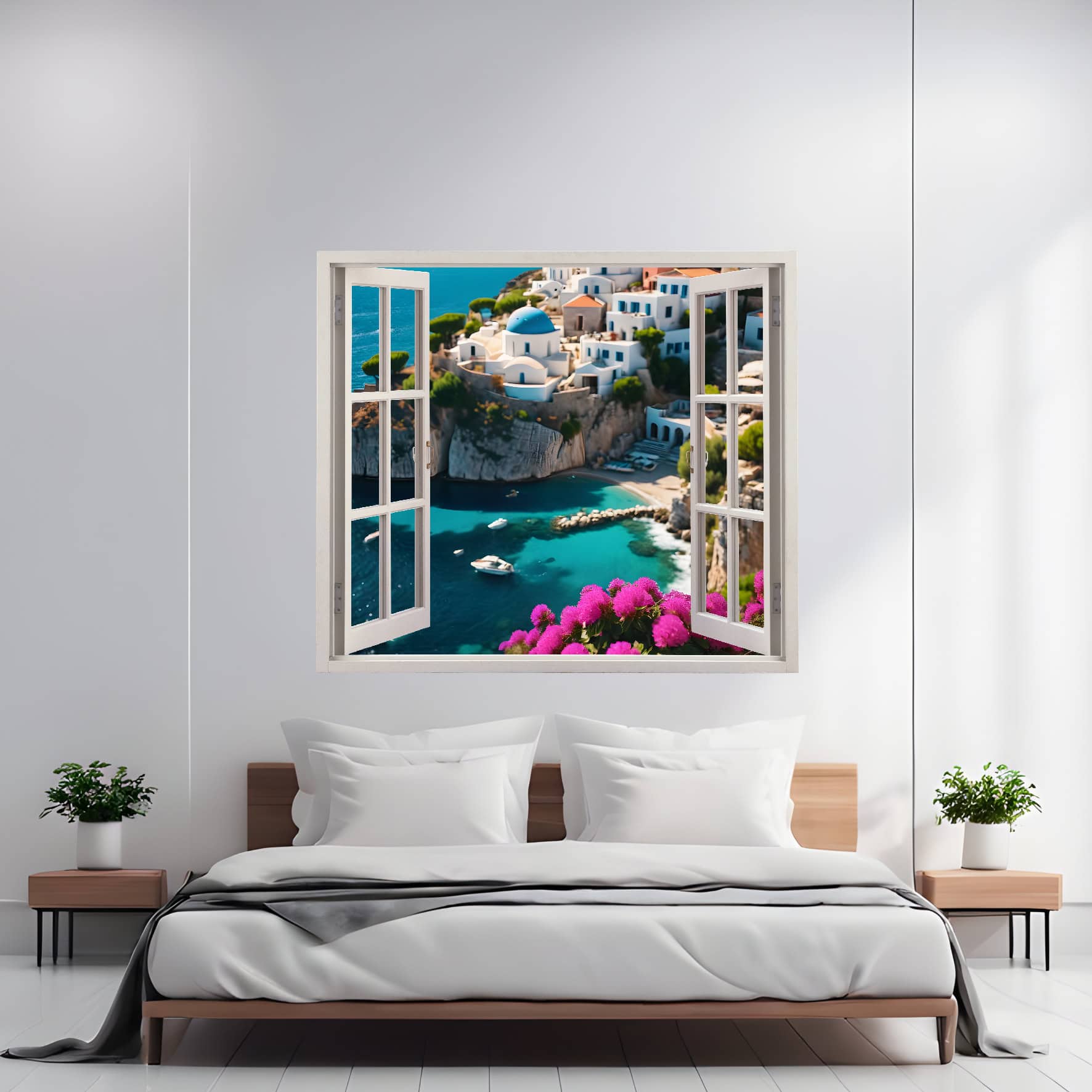 AW-13B.jpg Folie imprimata color pentru decor perete locuinta, dimensiune 125 x 110cm, model: VIEW TO HAVEN 13 - imagine 1