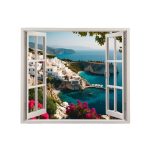 Folie imprimata color pentru decor perete locuinta, dimensiune 125 x 110cm, model: VIEW TO HAVEN 14 - imagine 2