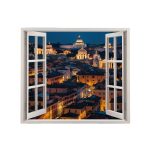 Folie imprimata color pentru decor perete locuinta, dimensiune 125 x 110cm, model: VIEW TO HAVEN 15 - imagine 2