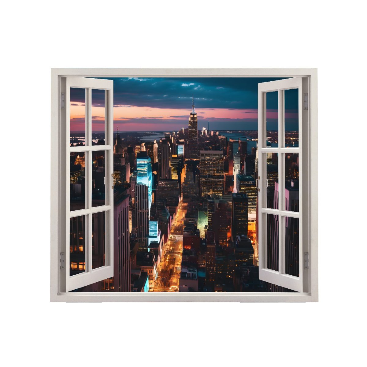 Folie imprimata color pentru decor perete locuinta, dimensiune 125 x 110cm, model: VIEW TO HAVEN 20 - imagine 2