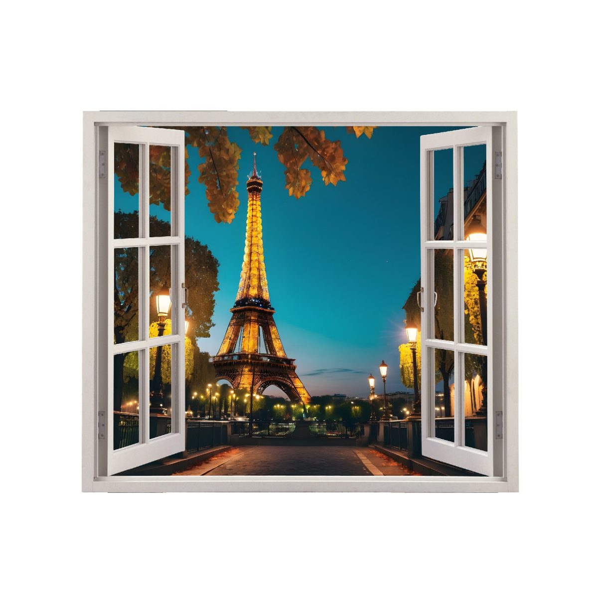 Folie imprimata color pentru decor perete locuinta, dimensiune 125 x 110cm, model: VIEW TO HAVEN 26 - imagine 2