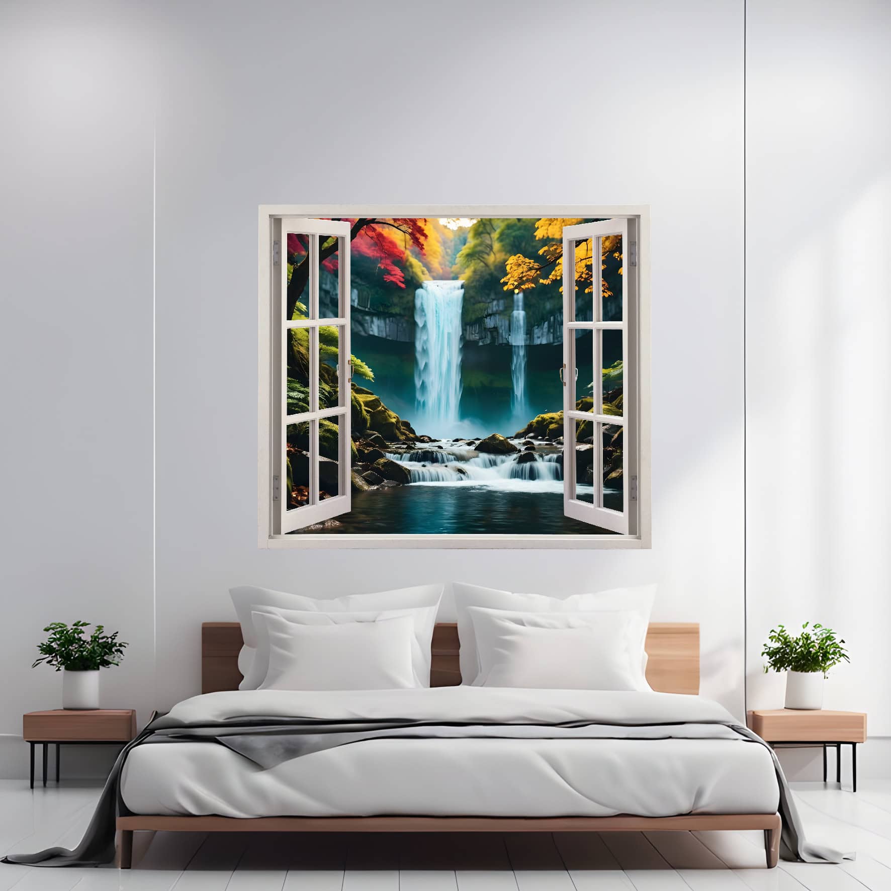 AW-38B.jpg Folie imprimata color pentru decor perete locuinta, dimensiune 125 x 110cm, model: VIEW TO HAVEN 38 - imagine 1