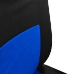 Huse Scaun Auto, 9 piese, universale, culoare Albastru-Negru - imagine 2