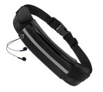 Centura de alergare reflectorizanta de tip "borseta" pentru o sticla de apa si un telefon - imagine 2