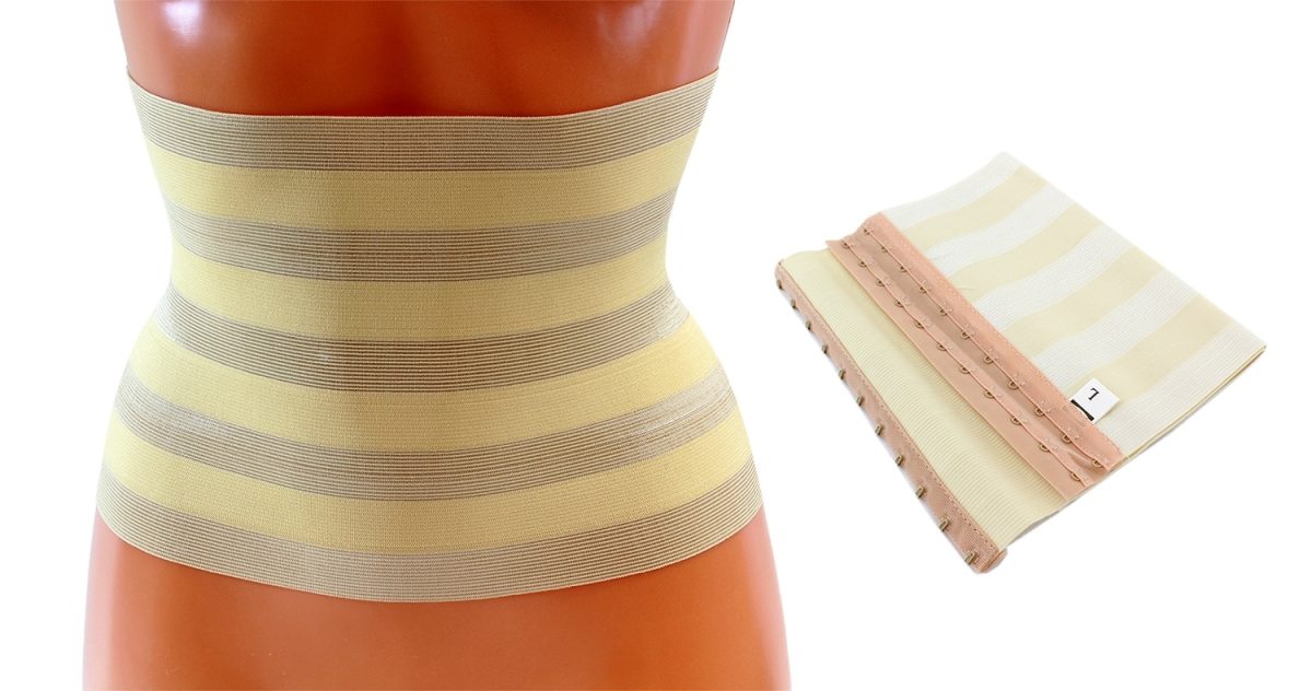 Curea de tip "corset" pentru slabit, extensibila, universala, 60 x 20 cm - imagine 3