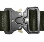 Curea Tactica pentru pantaloni, culoare Camuflaj cu catarama Neagra - imagine 3