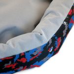 Culcus din material impermeabil pentru caine/pisica, model Camuflaj, 77 cm - imagine 2