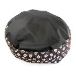 Culcus moale cu perna, pentru caine/pisica, culoare negru, impermeabil, baza antiderapanta, 50 cm - imagine 3