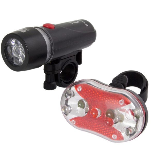 Kit Bicicleta Lampa Frontala LED + Lampa Stop LED, ALPHECCA EOT015
