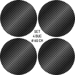 Set 4 Folii Imprimate Outdoor cu EcoSolvent, autoadezive, pentru decorarea jantelor auto, dimetru 60 cm, model FJT-05 - imagine 4