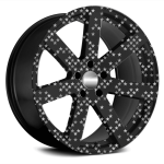 Set 4 Folii Imprimate Outdoor cu EcoSolvent, autoadezive, pentru decorarea jantelor auto, dimetru 60 cm, model FJT-06 - imagine 2