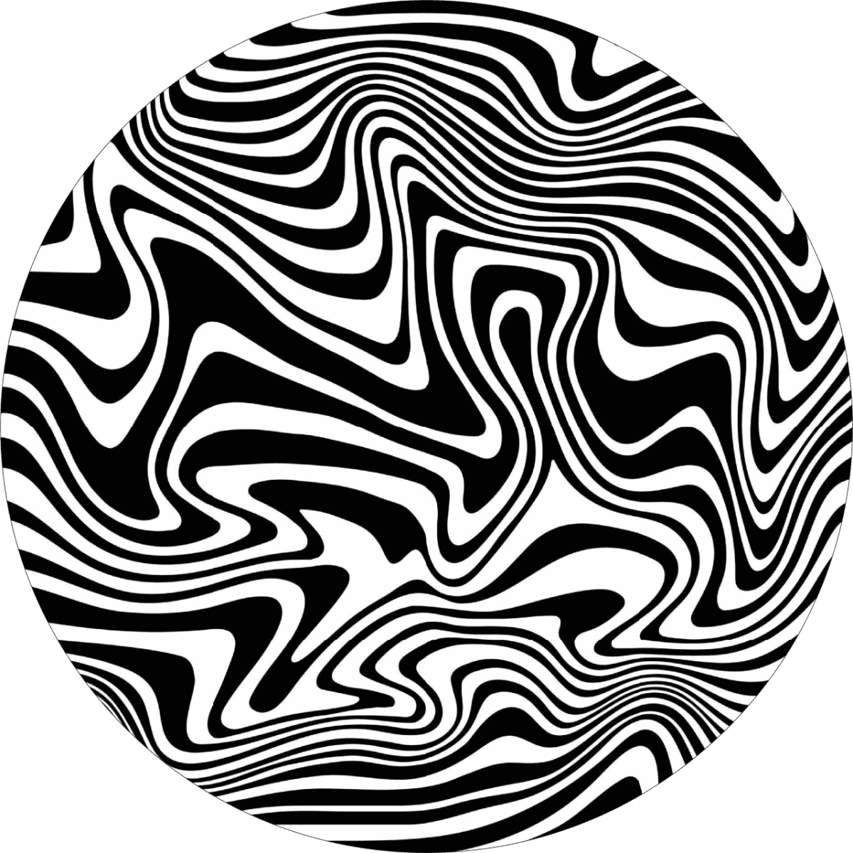 Set 4 Folii Imprimate Outdoor cu EcoSolvent, autoadezive, pentru decorarea jantelor auto, dimetru 60 cm, model FJT-09 - imagine 5