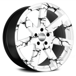 Set 4 Folii Imprimate Outdoor cu EcoSolvent, autoadezive, pentru decorarea jantelor auto, dimetru 60 cm, model FJT-11 - imagine 2