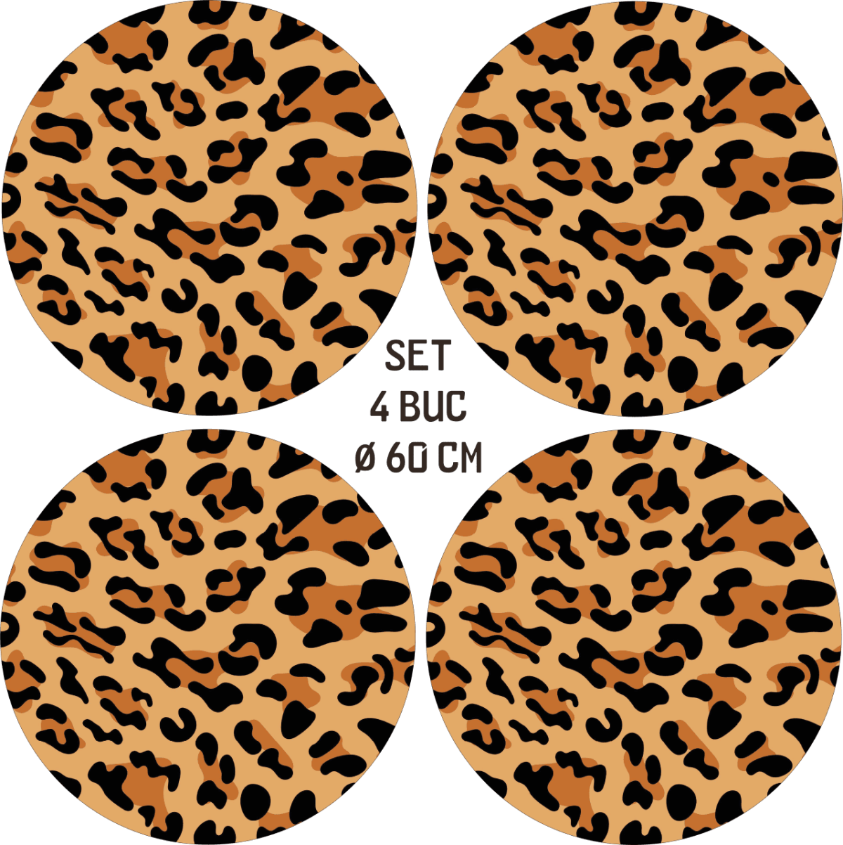 Set 4 Folii Imprimate Outdoor cu EcoSolvent, autoadezive, pentru decorarea jantelor auto, dimetru 60 cm, model FJT-12 - imagine 4