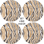 Set 4 Folii Imprimate Outdoor cu EcoSolvent, autoadezive, pentru decorarea jantelor auto, dimetru 60 cm, model FJT-14 - imagine 4