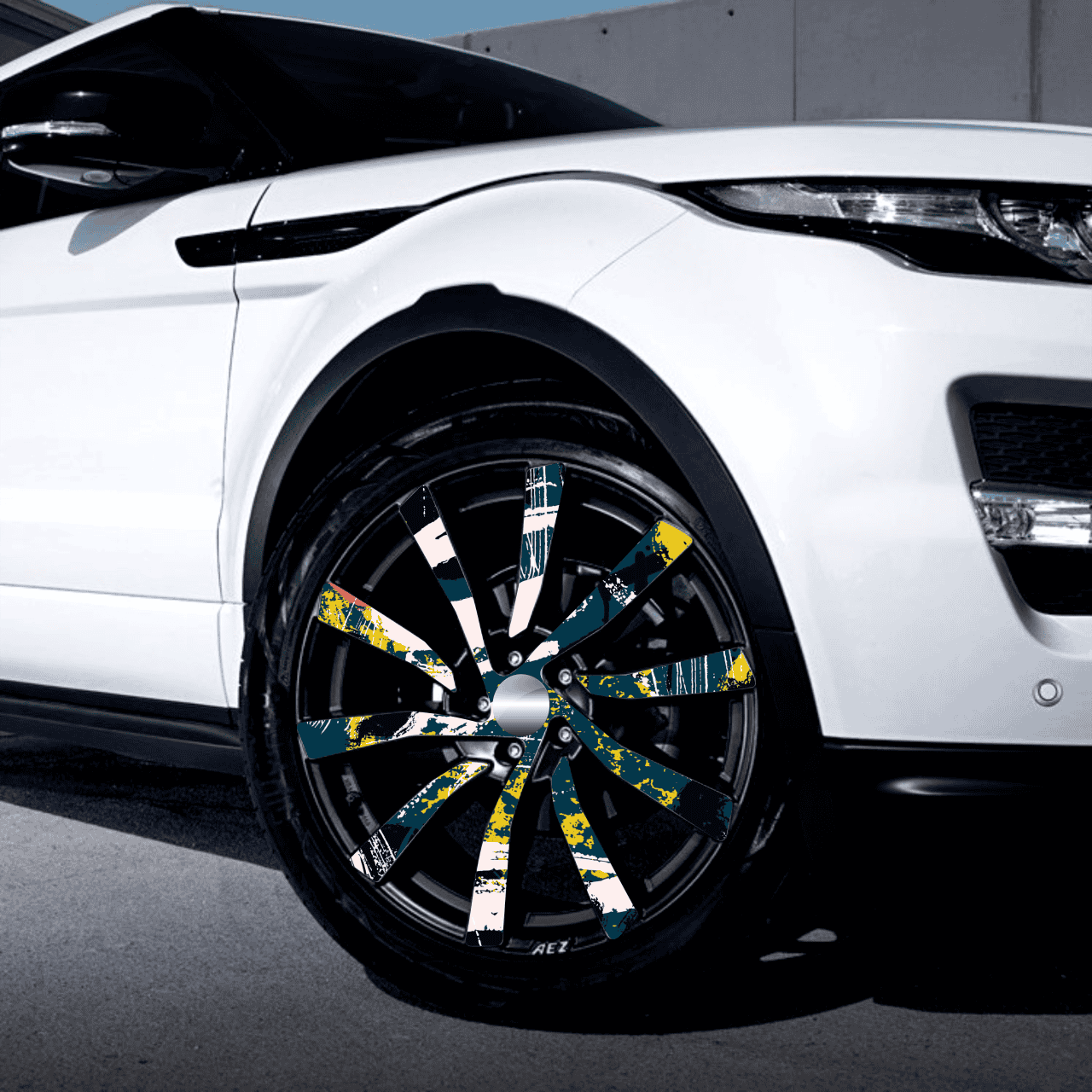 FOLII-JANTE-16.png Set 4 Folii Imprimate Outdoor cu EcoSolvent, autoadezive, pentru decorarea jantelor auto, dimetru 60 cm, model FJT-16 - imagine 1