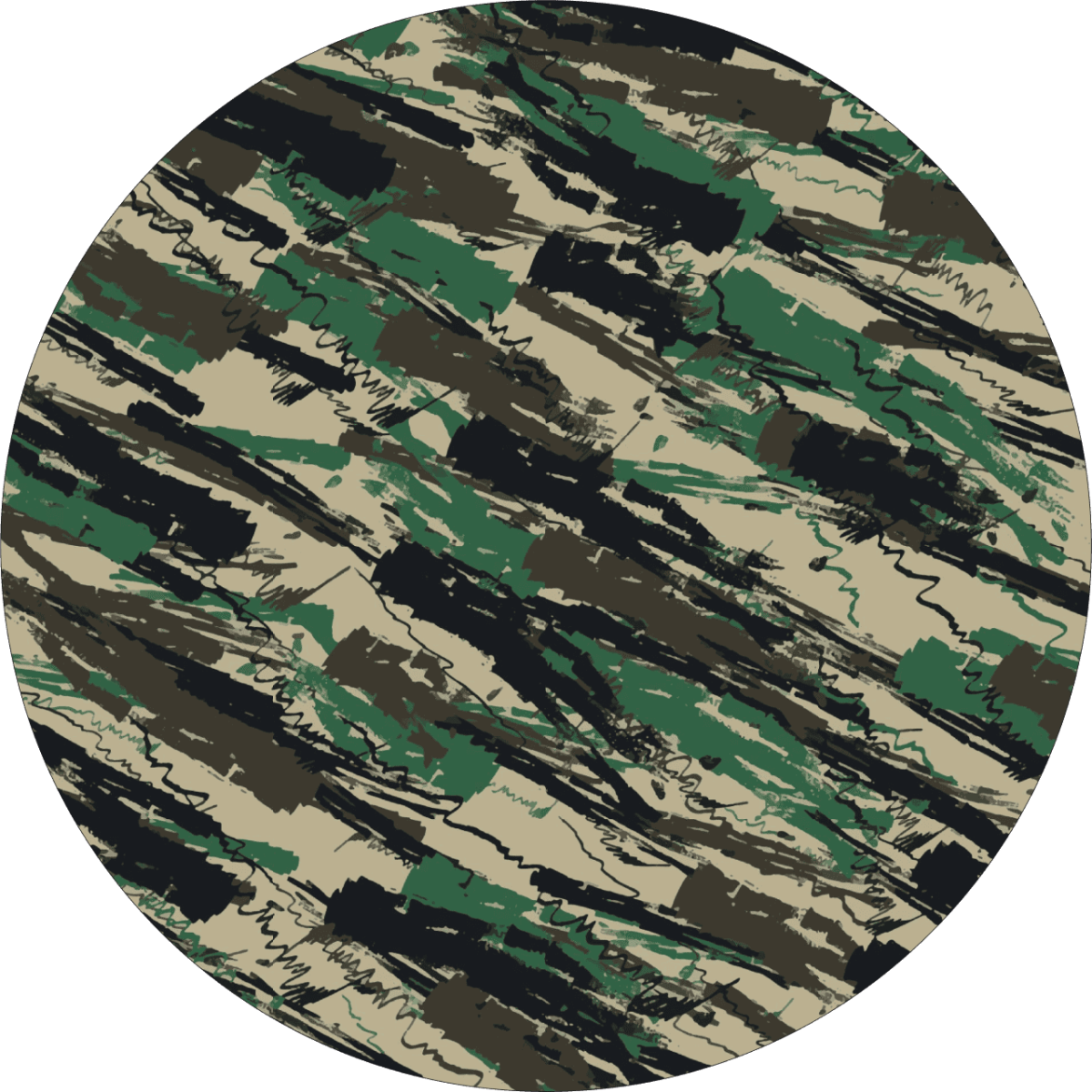 Set 4 Folii Imprimate Outdoor cu EcoSolvent, autoadezive, pentru decorarea jantelor auto, dimetru 60 cm, model FJT-19 - imagine 3