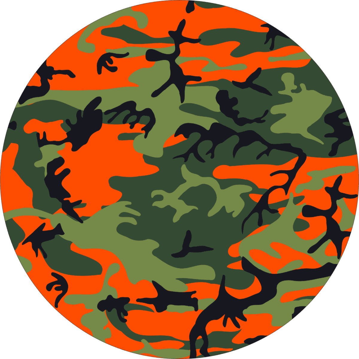 Set 4 Folii Imprimate Outdoor cu EcoSolvent, autoadezive, pentru decorarea jantelor auto, dimetru 60 cm, model FJT-29 - imagine 5