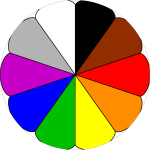 Set 4 Folii Imprimate Outdoor cu EcoSolvent, autoadezive, pentru decorarea jantelor auto, dimetru 60 cm, model FJT-35 - imagine 5