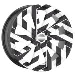 Set 4 Folii Imprimate Outdoor cu EcoSolvent, autoadezive, pentru decorarea jantelor auto, dimetru 60 cm, model FJT-37 - imagine 3