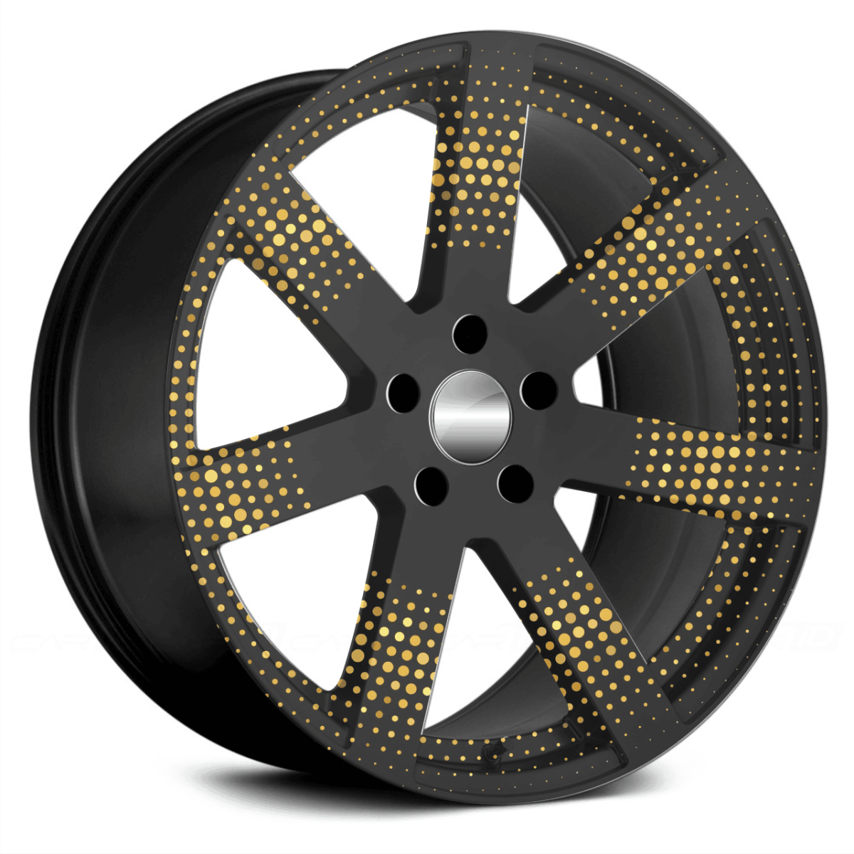 Set 4 Folii Imprimate Outdoor cu EcoSolvent, autoadezive, pentru decorarea jantelor auto, dimetru 60 cm, model FJT-41 - imagine 2