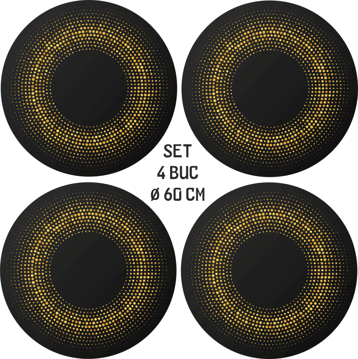 Set 4 Folii Imprimate Outdoor cu EcoSolvent, autoadezive, pentru decorarea jantelor auto, dimetru 60 cm, model FJT-41 - imagine 4